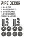 1/2 in. x 4 in. Double Flange Shelf Bracket, 4 Pack - Sweatfully