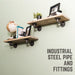 1/2 in. x 6 in. Double Flange Shelf Bracket, 4 Pack - Sweatfully