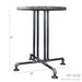 Black Jack Bar Height Pipe Table Legs - Sweatfully