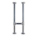 1 in. Heavy Duty H Round Flange Desk Support Leg - 1 Leg - Sweatfully