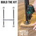 1 in. Heavy Duty H Round Flange Desk Main. Leg - 1 Leg - Sweatfully