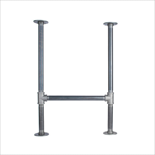 1 in. Heavy Duty H Round Flange Desk Main. Leg - 1 Leg - Sweatfully