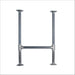 1 in. Heavy Duty H Round Flange Desk Main. Leg - 1 Leg - Sweatfully