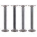 1 in. x 12 in. Round Flange Pipe Table Legs - 4 Pack - Sweatfully