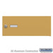 Salsbury Replacement Door and Lock - Standard B Size - for 4B+ Horizontal Mailbox - with (2) Keys - Gold - Sweatfully