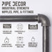 2 -Tier Wall Mounted Shelf By PIPE DECOR - Sweatfully