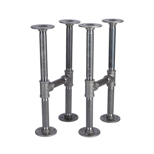 3/4 in. H Round Flanges Pipe Kit for Bench Legs - Sweatfully