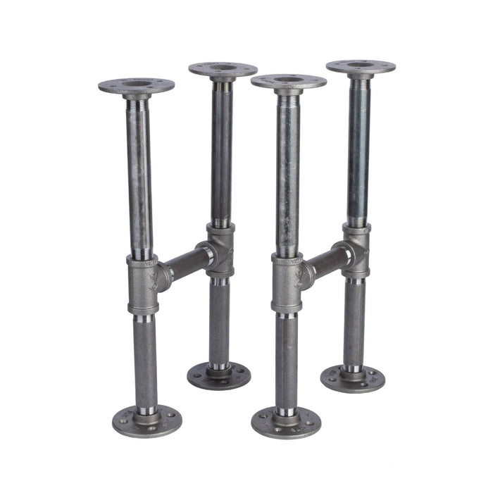 3/4 in. H Round Flanges Pipe Kit for Bench Legs - Sweatfully