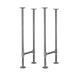3/4 in. H Pipe Round Flange Console Table Legs-13.25 in. Wide - Sweatfully