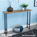 3/4 in. H Pipe Leg Kit Console Table, 9.75 in. W - 2 pack - Sweatfully