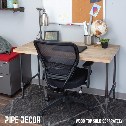 3/4 in. H Pipe Desk Legs - 2 Pack - Sweatfully