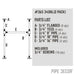 3/4 in. H Pipe Desk Legs - 2 Pack - Sweatfully