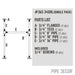 3/4 in. H Pipe Desk Main. Leg - 1 Leg - Sweatfully