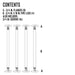 ¾ in. x 18 in. Round Flange Pipe Table Legs - 4 Pack - Sweatfully