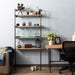 4 -Tier Floor Mounted Shelf By PIPE DECOR - Sweatfully