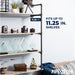 4 -Tier Wall Mounted Shelf By PIPE DECOR - Sweatfully