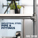 4 -Tier Wall Mounted Shelf By PIPE DECOR - Sweatfully