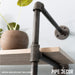 4 -Tier Wall Mounted Shelf By PIPE DECOR - Sweatfully