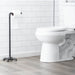 26.75 in. Freestanding Toilet Paper Holder By PIPE DECOR - Sweatfully