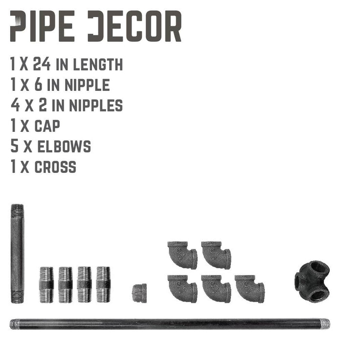 26.75 in. Freestanding Toilet Paper Holder By PIPE DECOR - Sweatfully