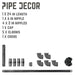 26.75 in. Freestanding Toilet Paper Holder By PIPE DECOR - Sweatfully