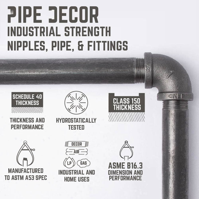 28.75 in. Freestanding Toilet Paper Holder By PIPE DECOR - Sweatfully
