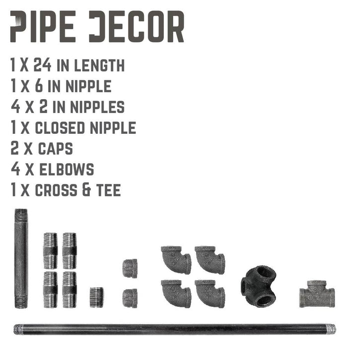 28.75 in. Freestanding Toilet Paper Holder By PIPE DECOR - Sweatfully