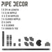 28.75 in. Freestanding Toilet Paper Holder By PIPE DECOR - Sweatfully