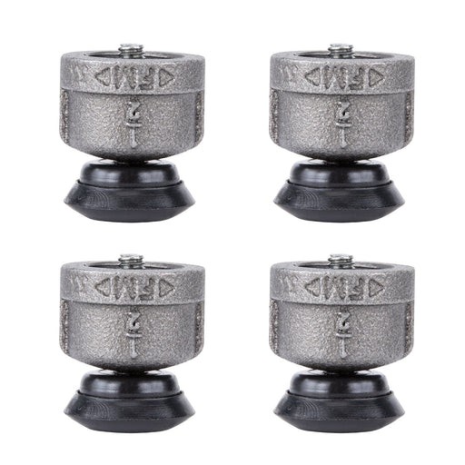 Furniture Leg Levelers for ½” Pipe Legs (4 Pack) - Sweatfully