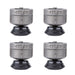 Furniture Leg Levelers for ½” Pipe Legs (4 Pack) - Sweatfully