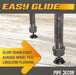 Furniture Leg Levelers for ½” Pipe Legs (4 Pack) - Sweatfully