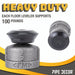 Furniture Leg Levelers for ½” Pipe Legs (4 Pack) - Sweatfully