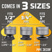 Furniture Leg Levelers for 1” Pipe Legs (4 Pack) - Sweatfully