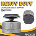Furniture Leg Levelers for 1” Pipe Legs (4 Pack) - Sweatfully