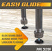 Furniture Leg Levelers for ¾” Pipe Legs (4 Pack) - Sweatfully