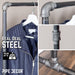 58 in. Rolling Single Rod Clothing Rack - Sweatfully