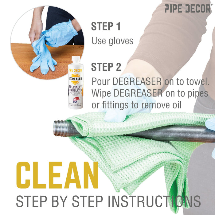 PIPE DECOR 16 oz. Degreaser - Sweatfully