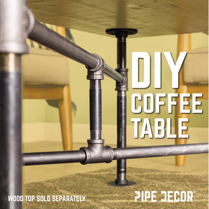 Turnpike Coffee Table By PIPE DECOR - Sweatfully