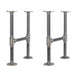 3/4 in. H Round Flange Pipe Kit for Coffee Table/Bench Legs - Sweatfully
