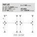 3/4 in. H Round Flange Pipe Kit for Coffee Table/Bench Legs - Sweatfully