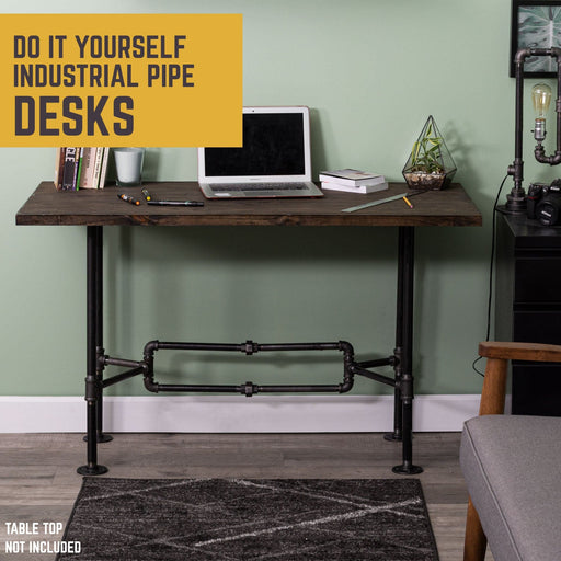 O Design Desk By PIPE DECOR - Sweatfully
