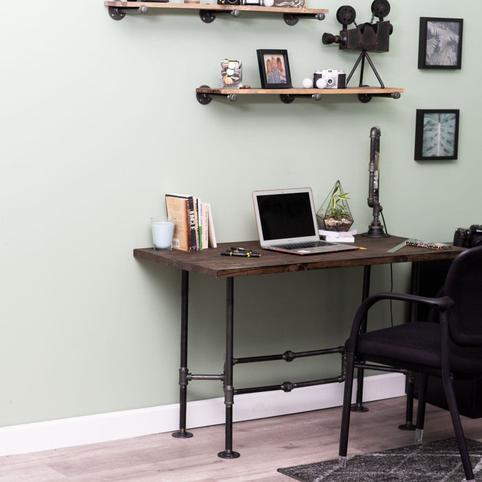 O Design Desk By PIPE DECOR - Sweatfully