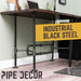 O Design Desk By PIPE DECOR - Sweatfully