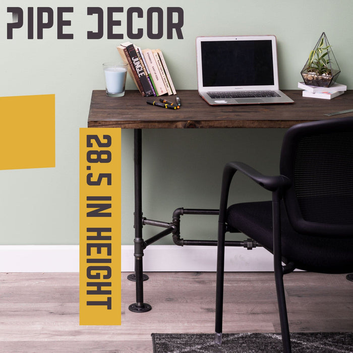 O Design Desk By PIPE DECOR - Sweatfully