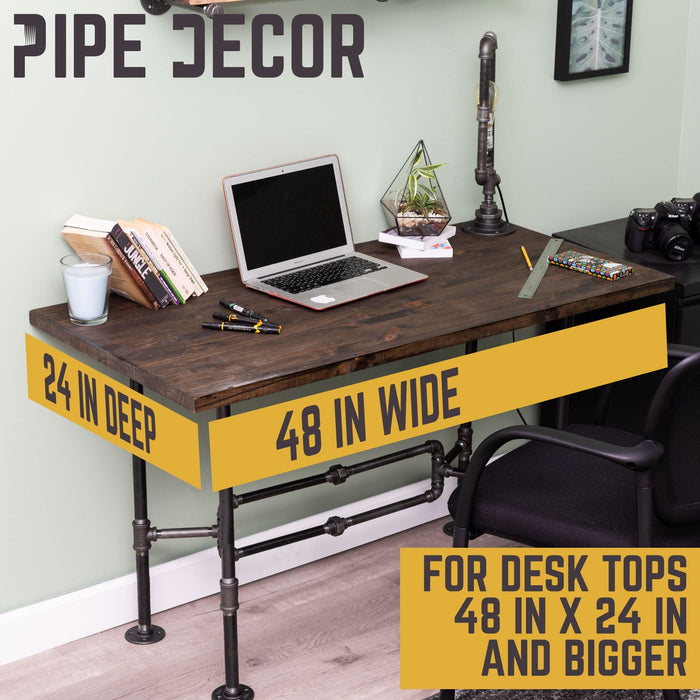 O Design Desk By PIPE DECOR - Sweatfully