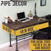 O Design Desk By PIPE DECOR - Sweatfully
