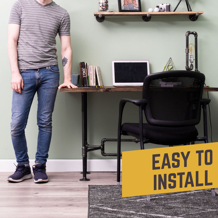O Design Desk By PIPE DECOR - Sweatfully