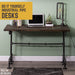 M Design Desk By PIPE DECOR - Sweatfully
