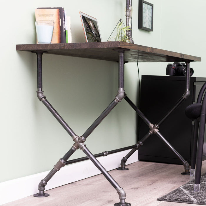 X Desk By PIPE DECOR - Sweatfully