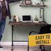 X Desk By PIPE DECOR - Sweatfully